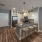 One bedroom apartment kitchen at Novus Westshore (A1.1 floor plan)